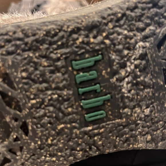 Barbo mukluks charcoal gray tall wrap real fur winter snow boots size 8. - Picture 4 of 7